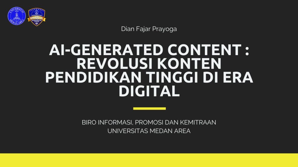 AI-GENERATED CONTENT